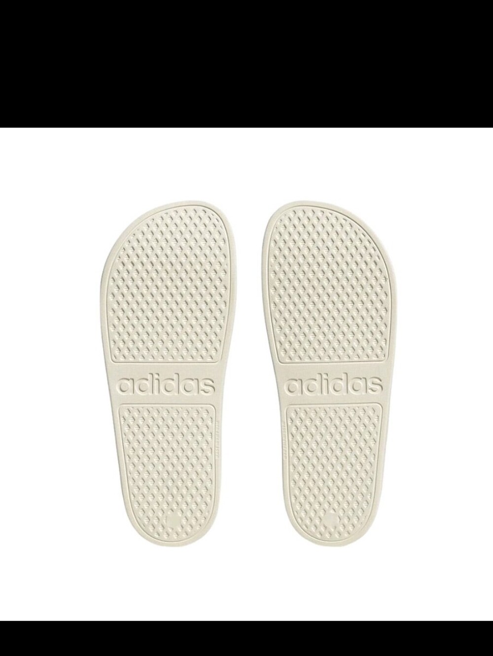 adidas Adilette Aqua Unisex Off White IF7370 Cloudfoam Shower Slides - Picture 2 of 9